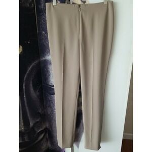 PEACE of CLOTH Women's Brown Flat‎ Front Side Zipper Ankle Pants Size 4